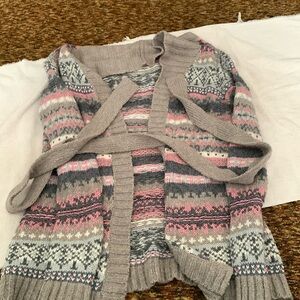 Maurice’s cardigan with belt